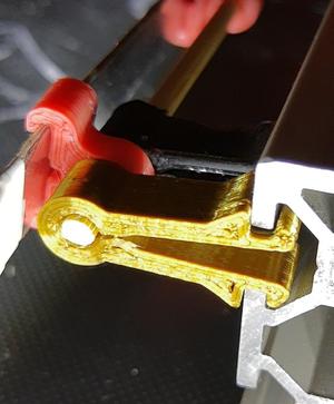 LED strip mount for 2020 profile