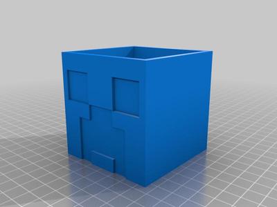 Minecraft creeper storage/figure