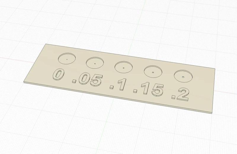 Elephant foot compensation test (that REALLY works)   