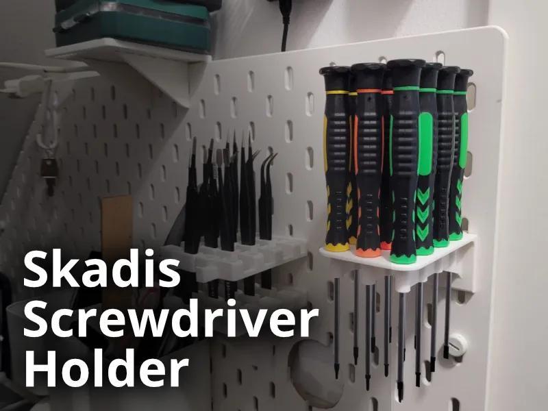 Skadis Screwdriver Holder   
