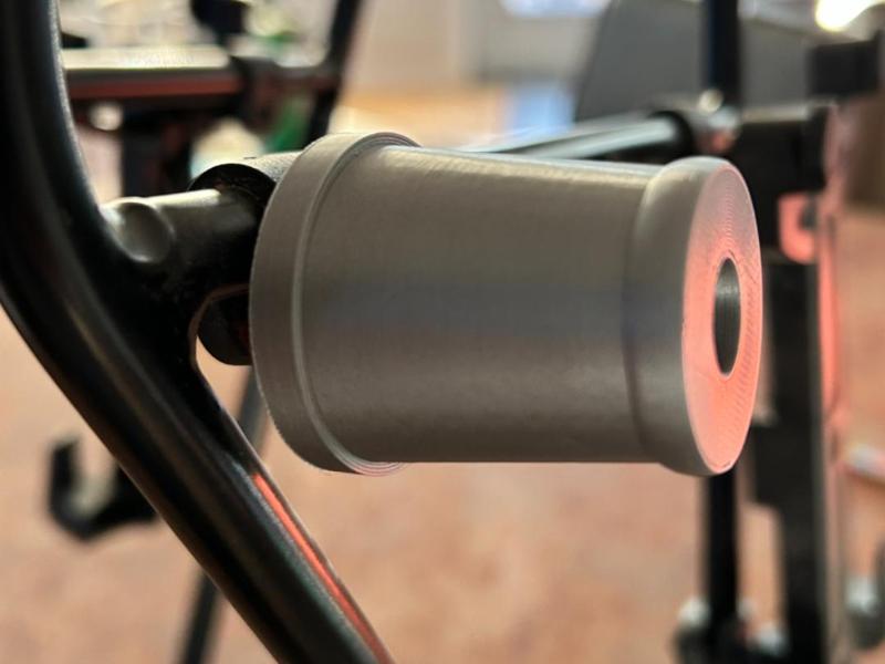 Light mount for Ortlieb Bicycle Rack