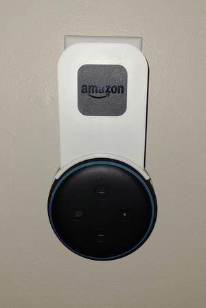 Echo Dot 3rd Gen 3 Wall Plug Socket Mount