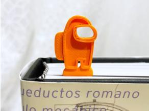 Among Us Bookmark - longer bookmark; rectangular shape