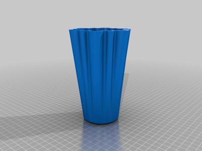 Ripple Vase or Plant pot 2