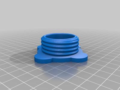 NATO 40mm Gas-mask restrictor cap for altitude training - 4mm Hole