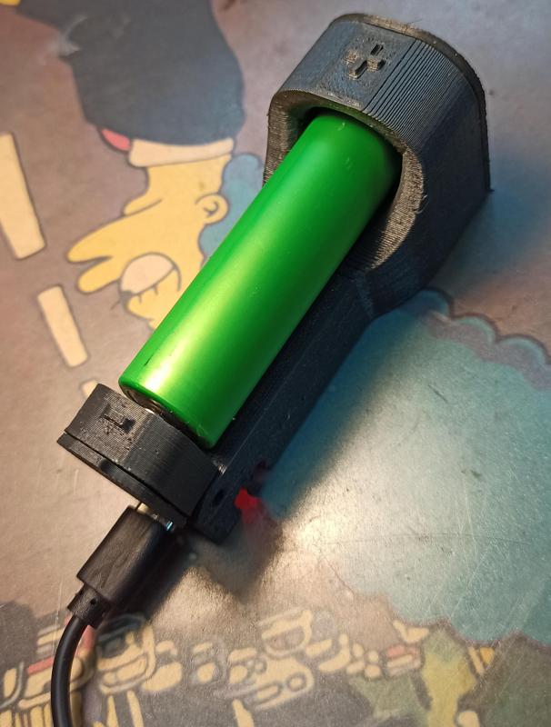 18650 magnet easy fast put-input charger, wall,  table mount 4056 type-c