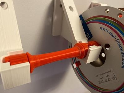 Spinning spool bar with bearings