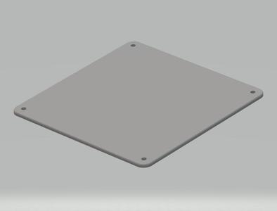 140mm Fan Block Off/Delete Plate