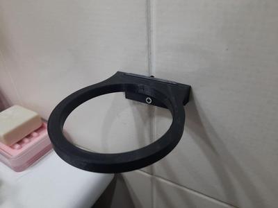 hair dryer wall holder
