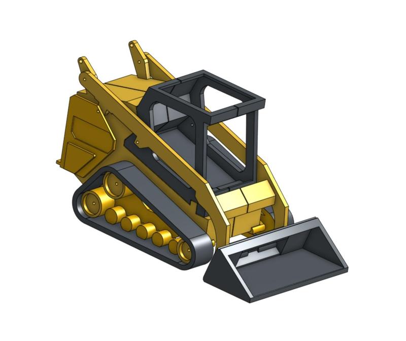 CAT 299 TRACKS FROZEN