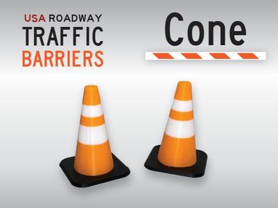 Traffic Cone - US Road Mini Barriers
