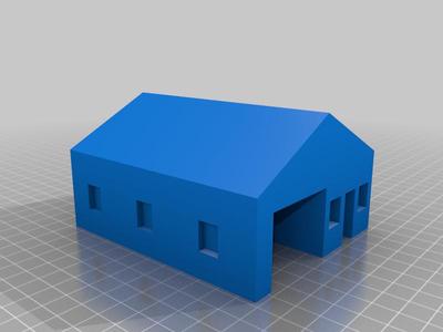 House with Garage for Hot Wheels Cars