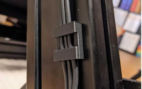 Cable clip for aluminium profile 