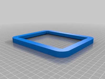 A very simple 180x150x12mm picture frame for a CNC or 3d printer