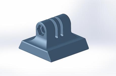 GoPro Tri-Pod adapter plate - Heavy Duty