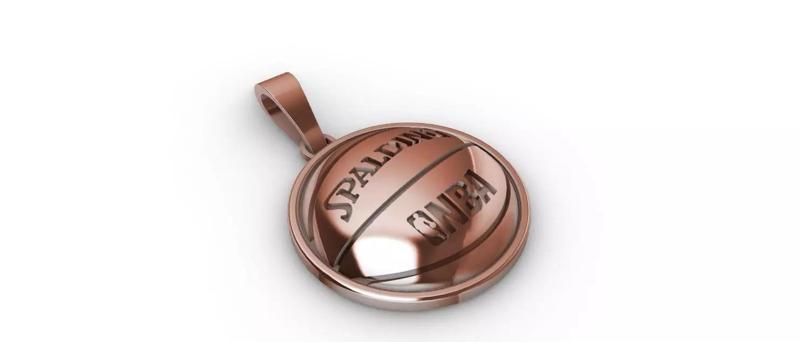 pendente palla da basket