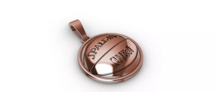 pendente palla da basket