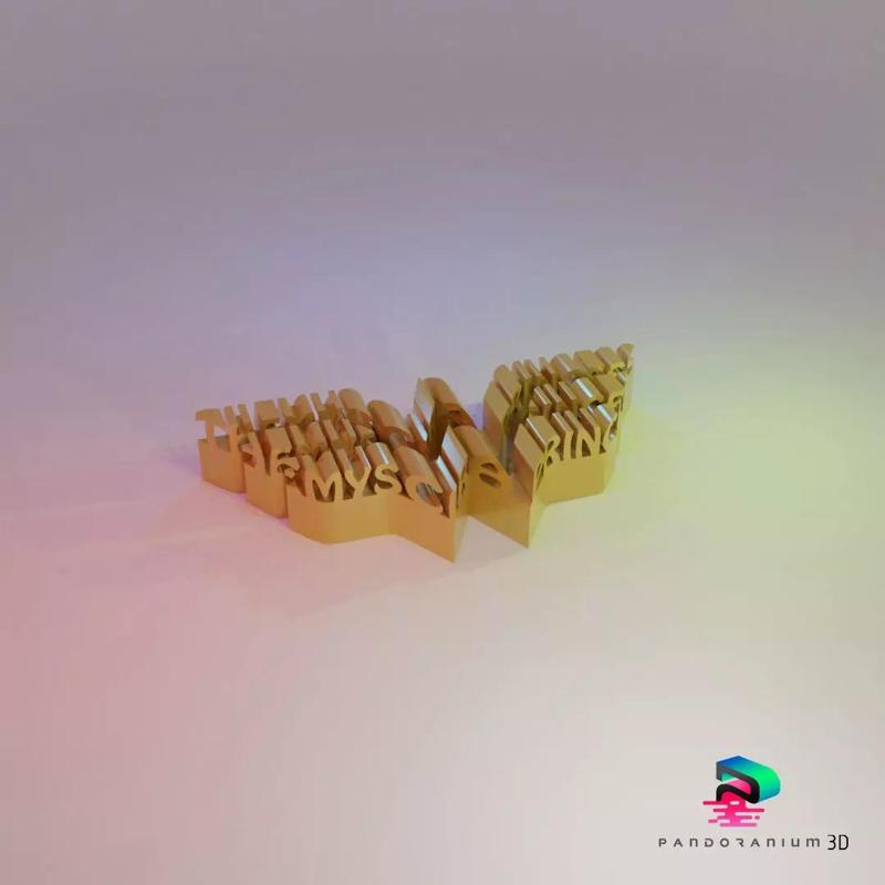 3D Word Shape - Themyscira Princess