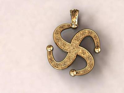 Gender symbol pendant 42