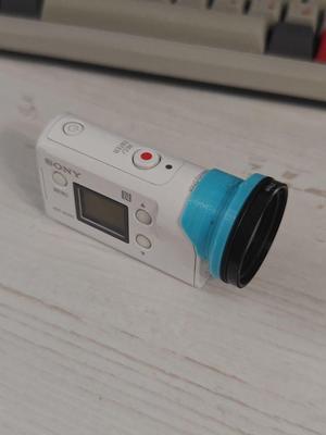 Sony FDR X3000 and HDR-AS300 37mm filter hood