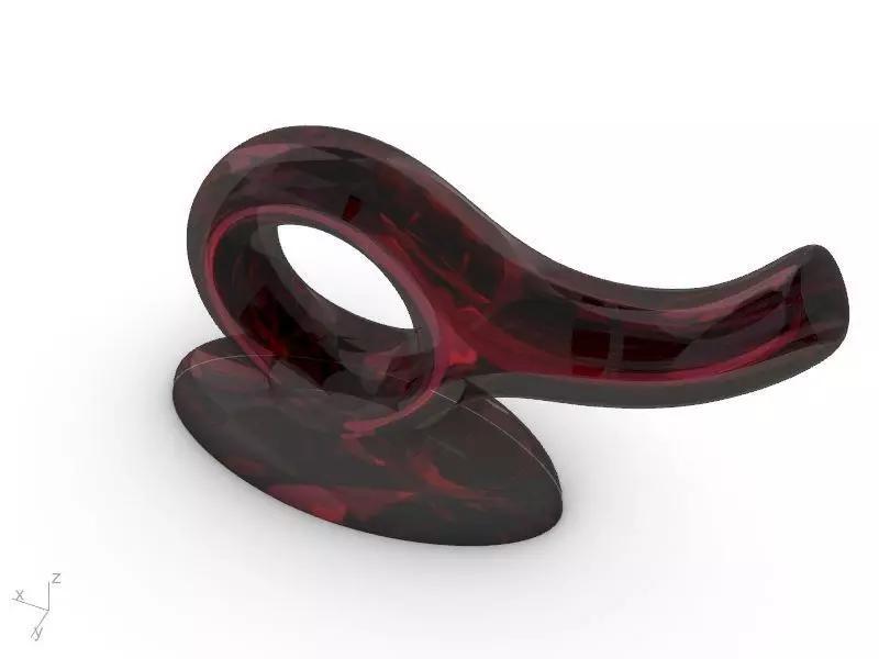 contemporary flower vase stl verified