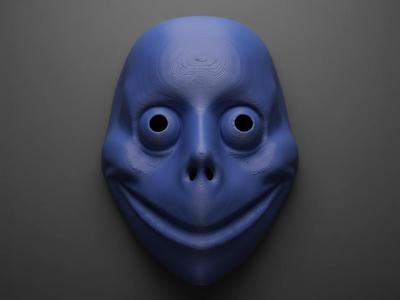 Creepy smile horror mask #2 wearable