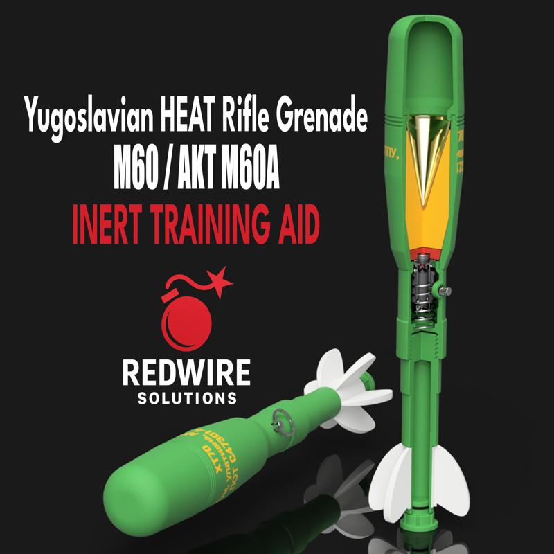 M60 Yugo HEAT Rifle Grenade (Full & Cutaway Versions) – Highly Detailed 3D Model