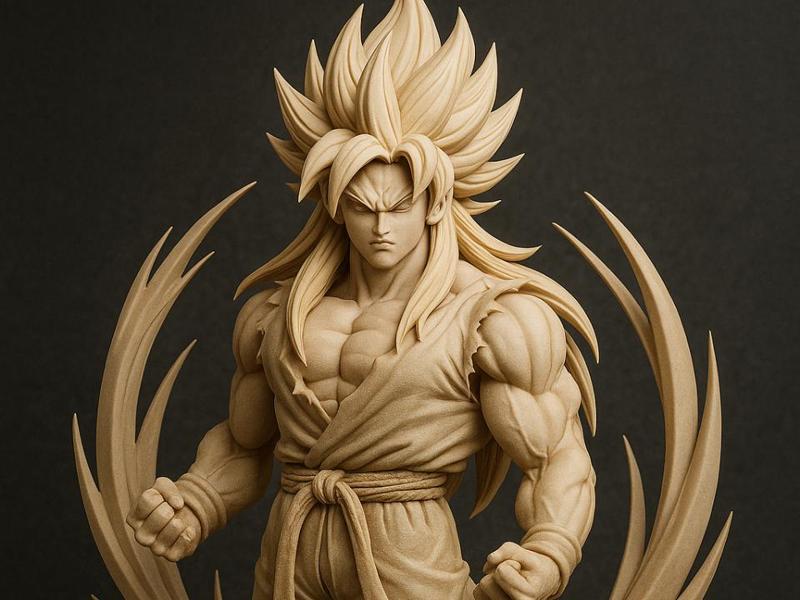 Anime Warrior Fan Statue Free  (Fan Art Inspired)