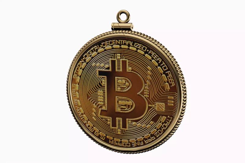 40mm Bullion Bitcoin Coin frame mount