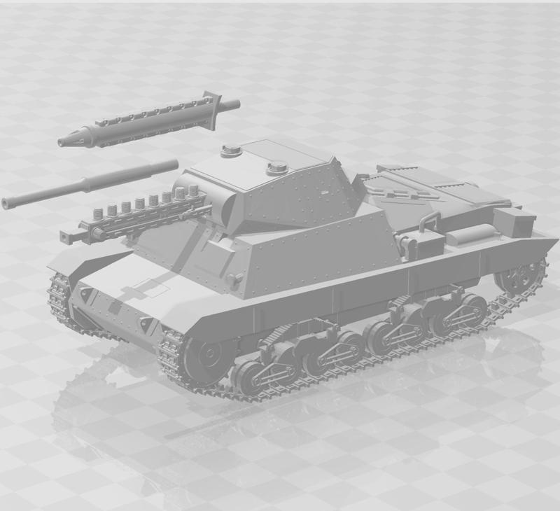 Carro Armato P 26/40 Medium Tank for Dust Warfare 1947