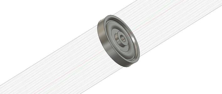 Inner wheel part axle Schnellenkamp 21.7mm, track 0, 32mm