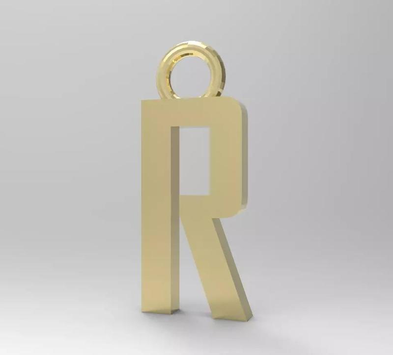 ALPHABET LATTER R PENDANT