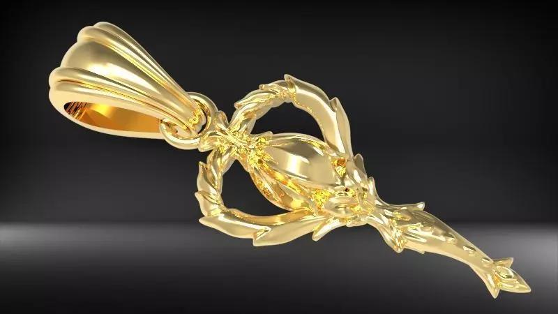 Fairy tale Heart Key Pendant Necklace Jewelry