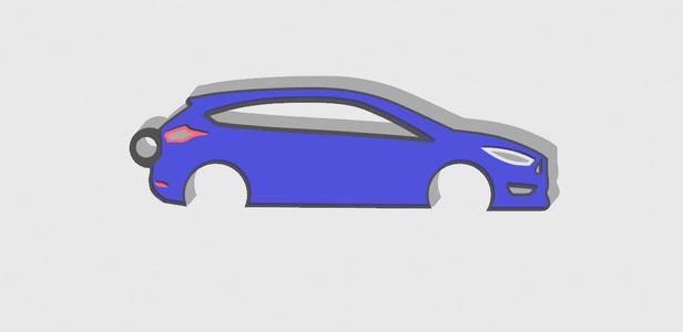 Ford Focus mk3.5 keychain