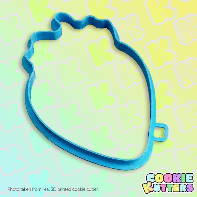 FRESH STRAWBERRY COOKIE CUTTER MOLD