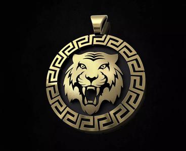Bengal tiger pendant