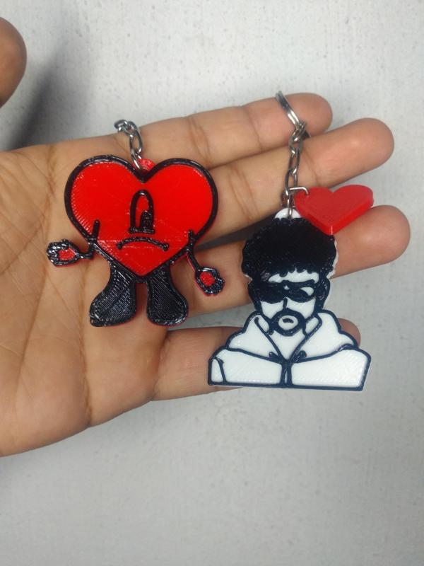 BadBunny Keychain Keychains
