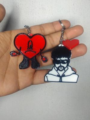 BadBunny Keychain Keychains