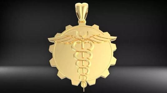 BioMedical Engineer Medical Caduceus Pendant