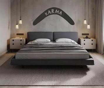 Karma Boomerang Wall art