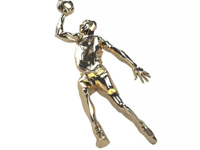 basketball player pendant