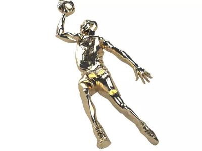 basketball player pendant