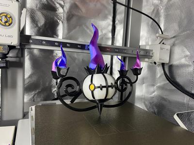 Chandelure - 3D collectible decorative figurine