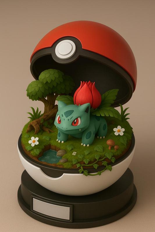 Bulbasaur Habitat Diorama – Pokémon 001