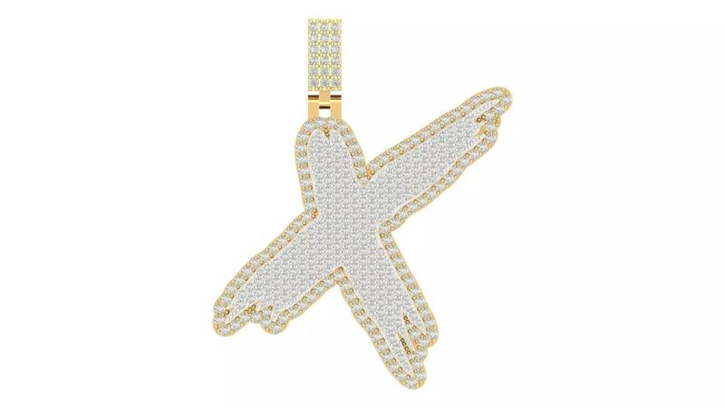 Alphabet Latter hiphop Pendent