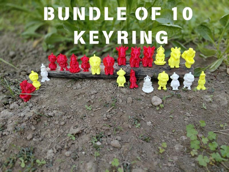 KEYRING 10 SET BLOODY_BENCHY