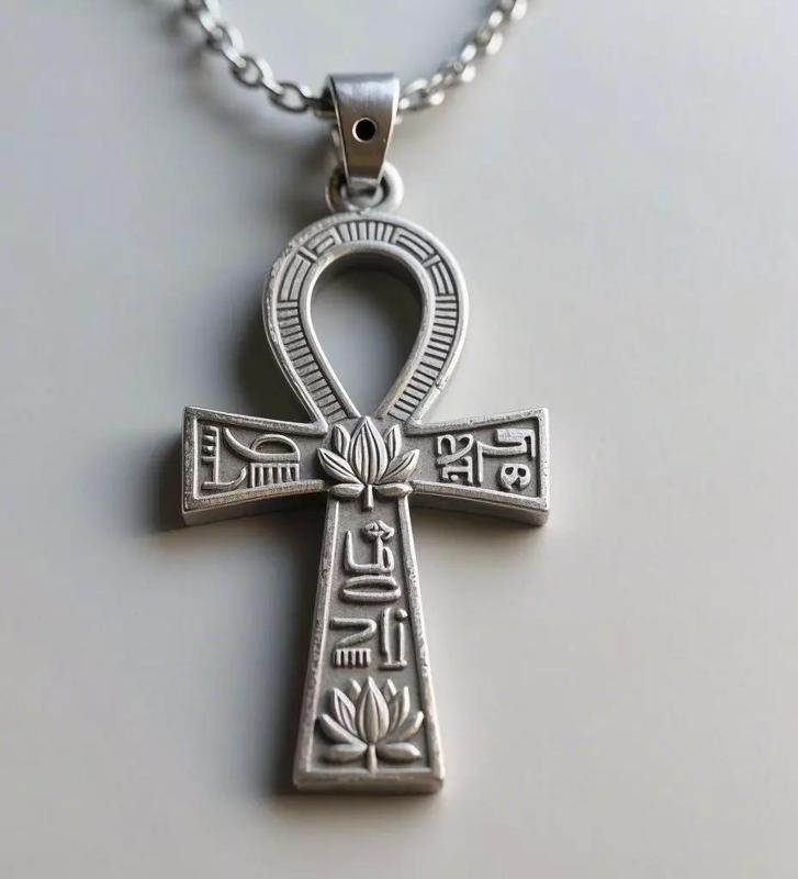 Ankh Pendant  Ancient Egyptian Symbolic Necklace