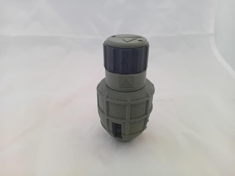 Airsoft Grenade Impact Cap Twist Head Fuze Cap Gun Ring HG80 Style Sound Grenade "Meteorite" Reusable Grenade