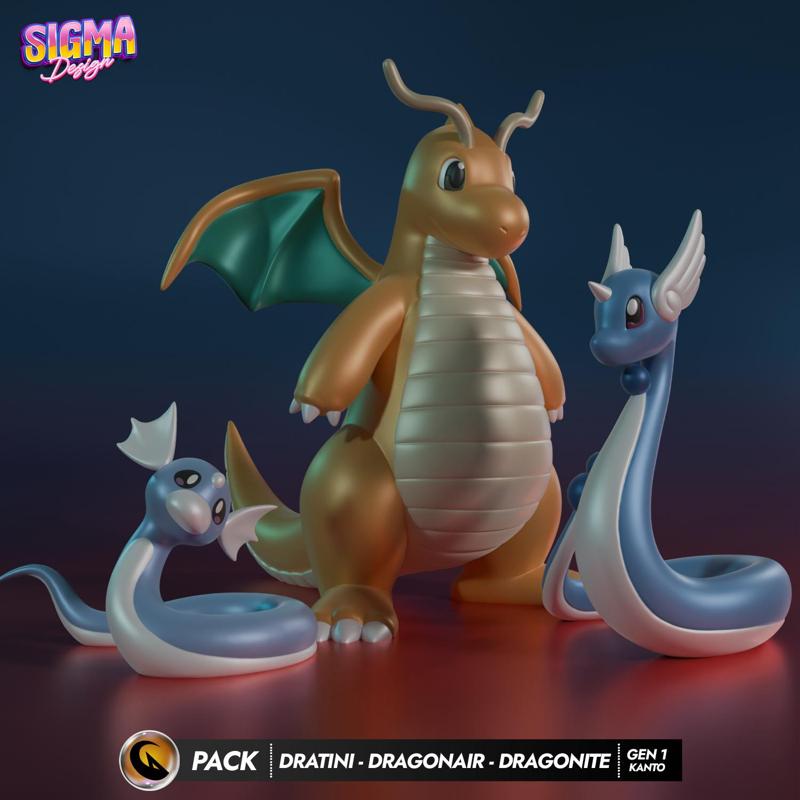 pack - dratini dragonair dragonite
