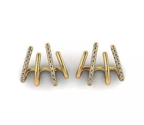 3 earrings